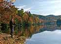 Fishing is very popular in Blowing Rock/Boone NC.  Chetola Lake in Chetola Resort -near our Rental House/Cabin --is stocked with trout often.